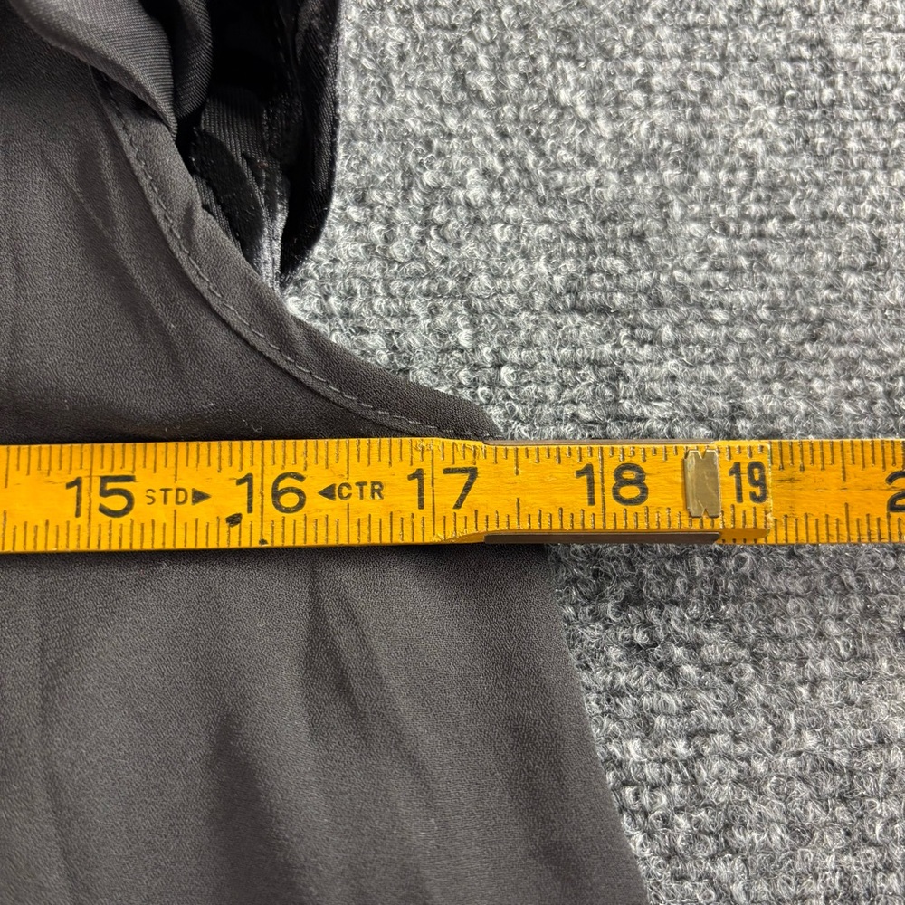 Mystree Black burnt velvet Layered Women's Blouse - Picture 6 of 8